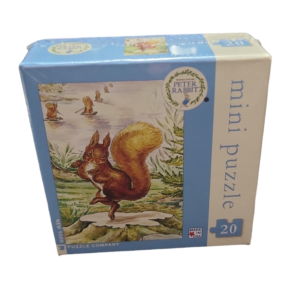 New York Puzzle Company Peter Rabbit Squirrel Nutkin Mini 20 piece Puzzle New
